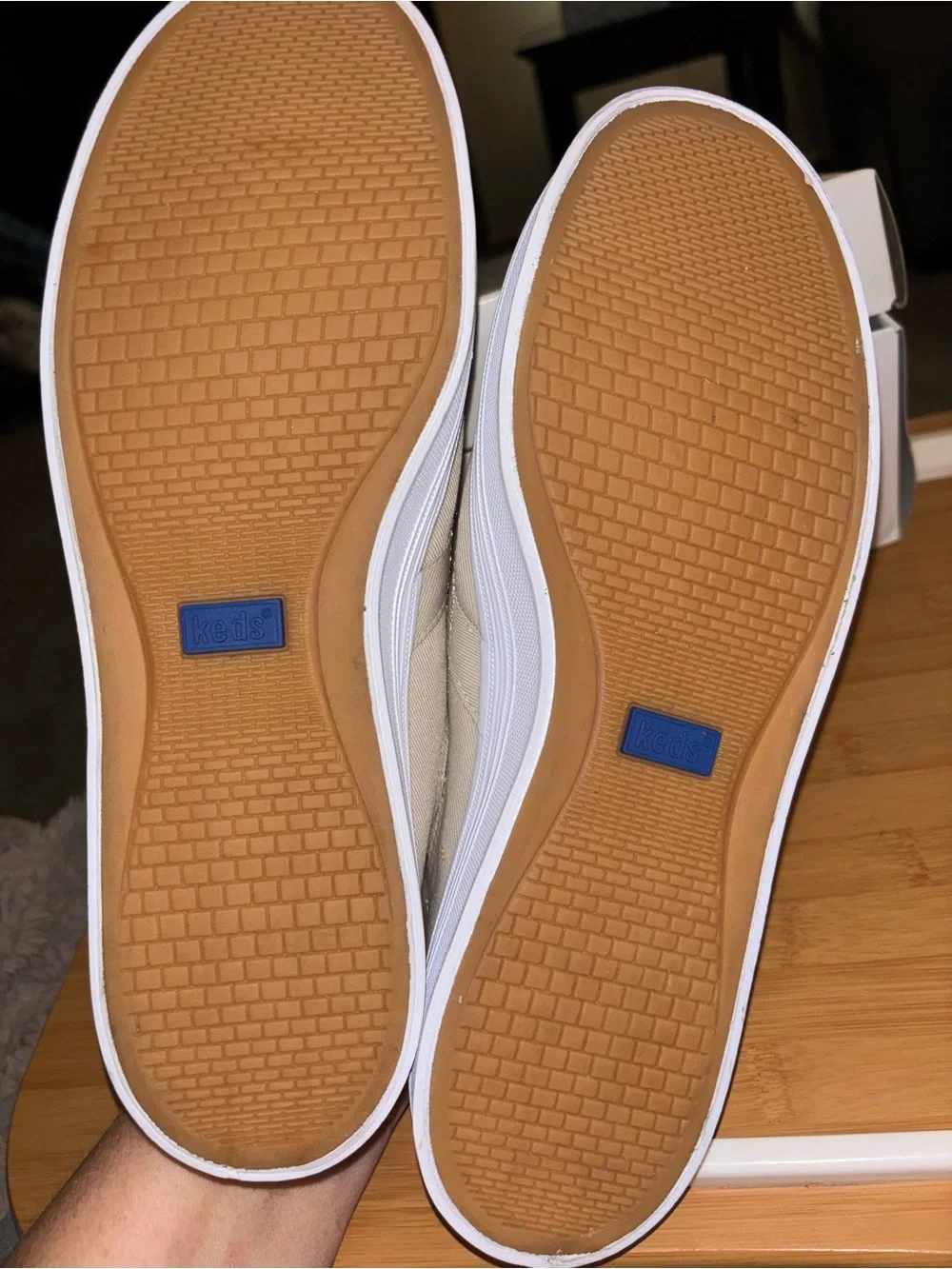 Keds upper rubber
